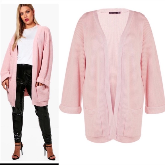 Boohoo Sweaters - Sz 14 Chunky Oversized Knitted Boyfriend Sweater